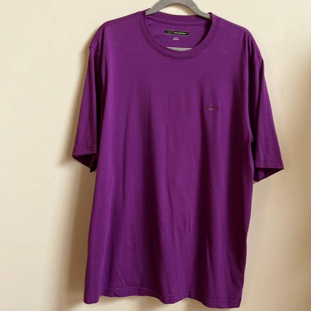 Greg Norman purple tee XL
